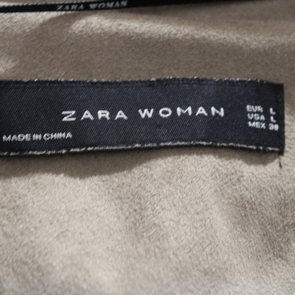 Zara Faux Vegan Suede Moto Jacket (172)🦋 - Picture 11 of 14